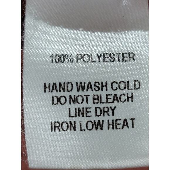 Lulus Boyfriend Fit Casual Button-Down Long Sleeve Blouse Size Medium Mauve - Picture 11 of 11